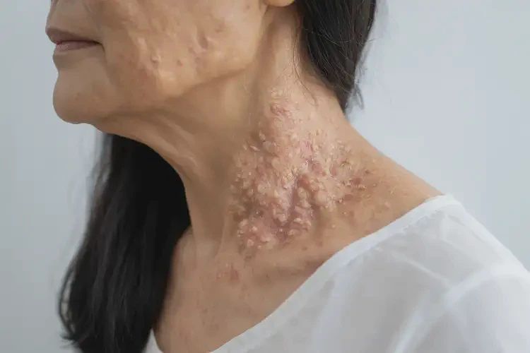 女生脖子上經(jīng)常長(zhǎng)濕疹不管它會(huì)自己自愈嗎(圖4)