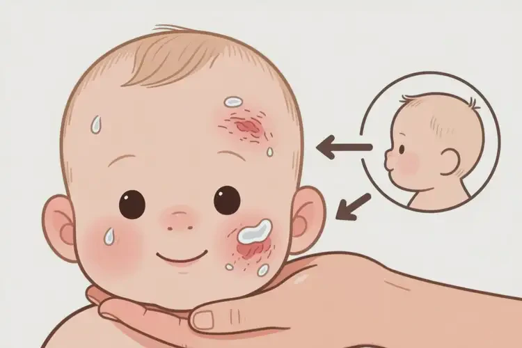 嬰兒臉上起濕疹可不可以根治(圖2)