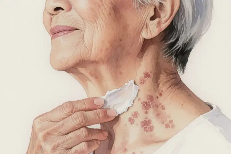 老年人脖子經(jīng)常起濕疹可不可以徹底自愈(圖2)