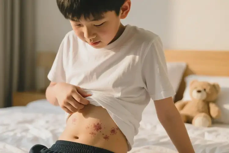 中學(xué)生全身經(jīng)常長濕疹不管它會自己好嗎(圖1)