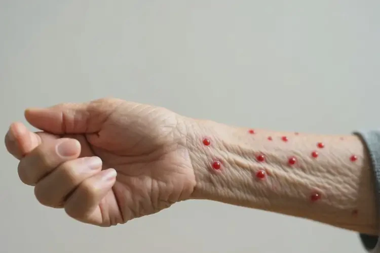 老年人手臂起湿疹不管它会自己自愈吗(图3)