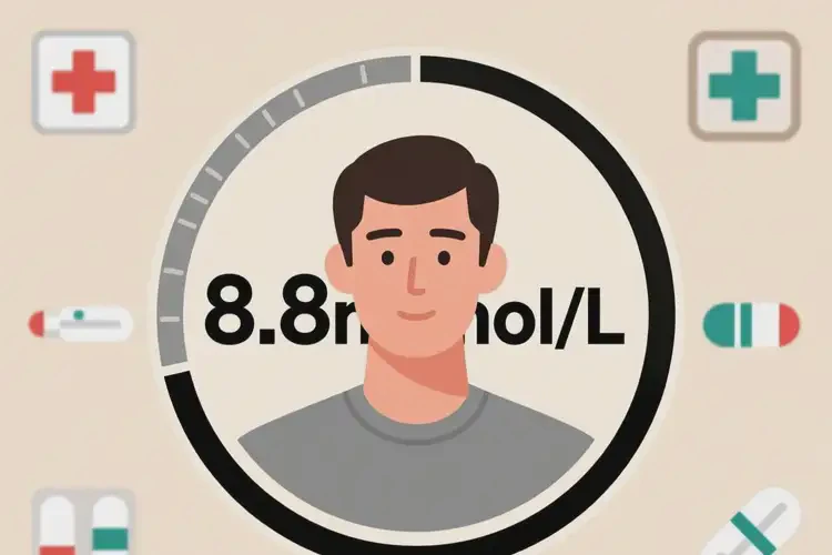 男性晚上血糖8點(diǎn)8是糖尿病嗎(圖1)