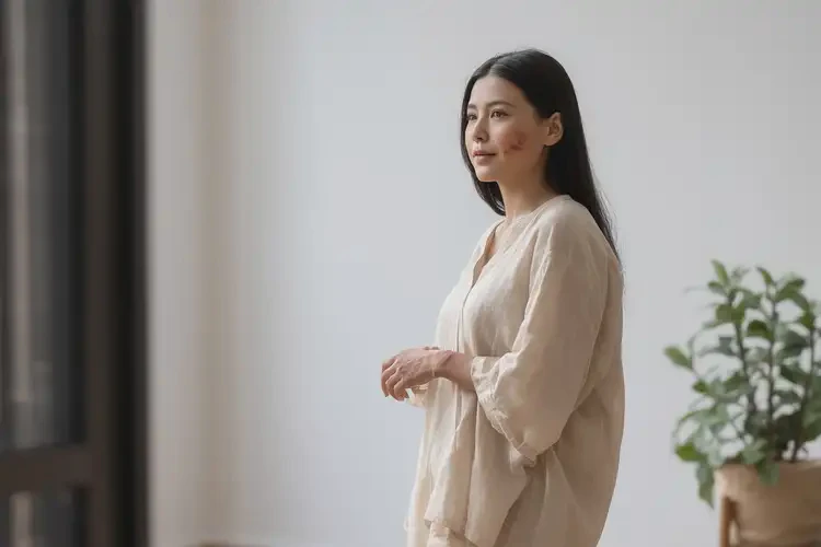 女性手臂偶爾長濕疹可以徹底自愈嗎(圖2)