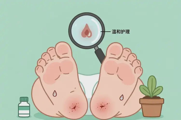 婴儿脚上经常起湿疹可不可以根治(图1)