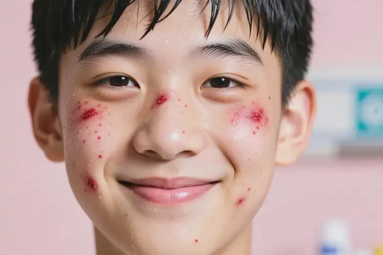 青少年臉上經(jīng)常長(zhǎng)濕疹不管它會(huì)自己痊愈嗎(圖1)