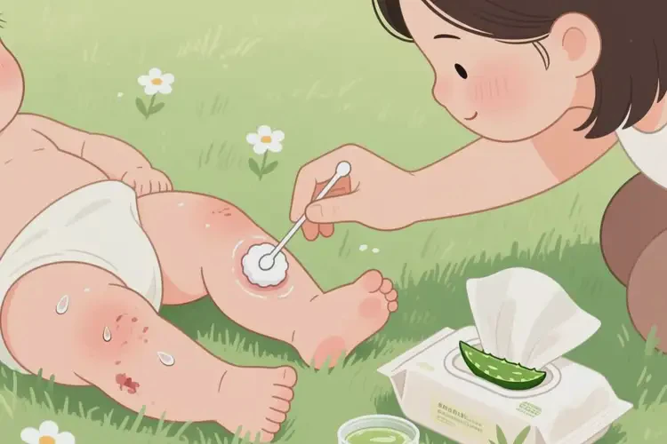 寶寶大腿經(jīng)常長濕疹可不可以根治(圖1)