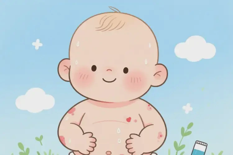 孩子肚子上經(jīng)常起濕疹不管它會自己自愈嗎(圖4)