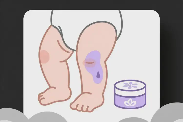 嬰幼兒大腿容易長濕疹可以徹底自愈嗎(圖1)