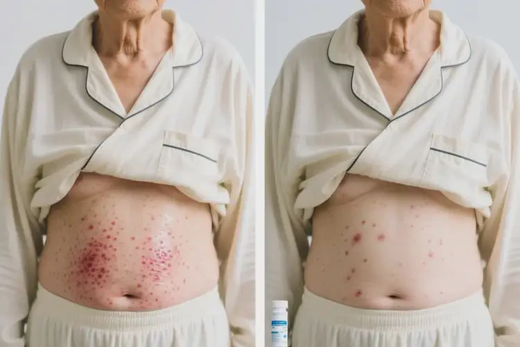 老人肚子出現(xiàn)濕疹能夠徹底治愈嗎(圖2)