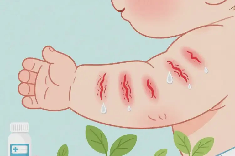 寶寶手臂起濕疹可不可以根治(圖1)