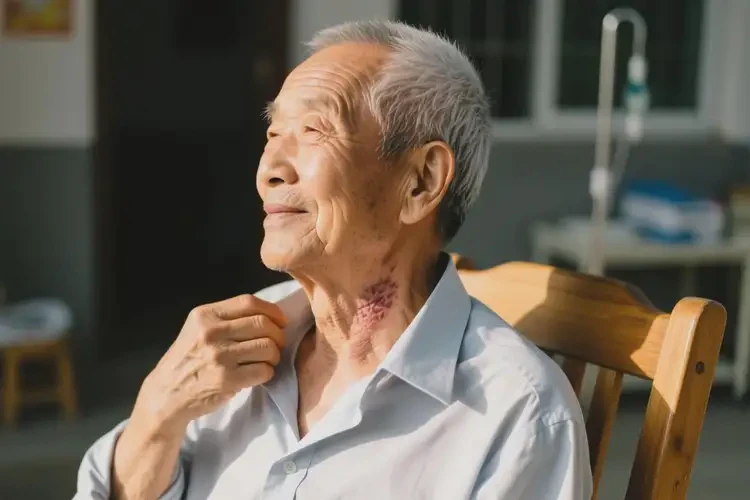 老人脖子出濕疹可不可以根治(圖3)