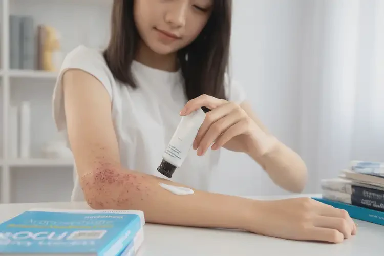 大學(xué)生手臂上有濕疹可以徹底自愈嗎(圖3)