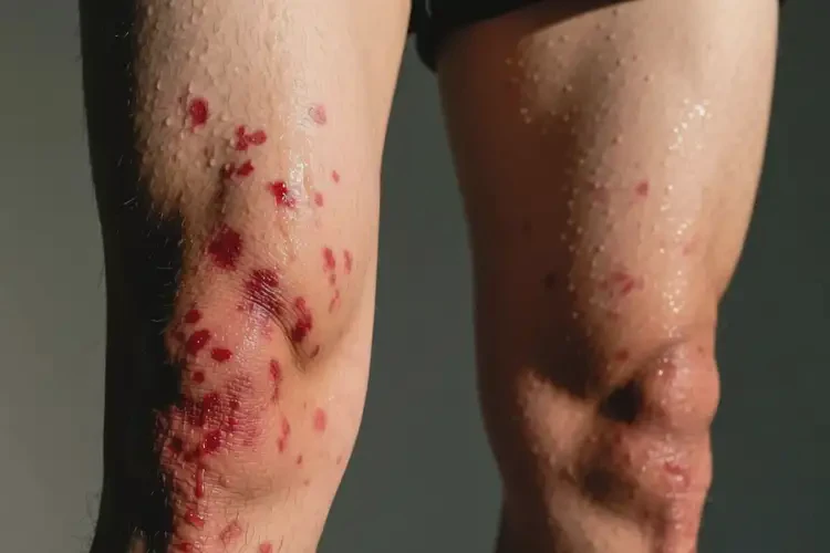 男人大腿經(jīng)常起濕疹不管它會自己自愈嗎(圖2)