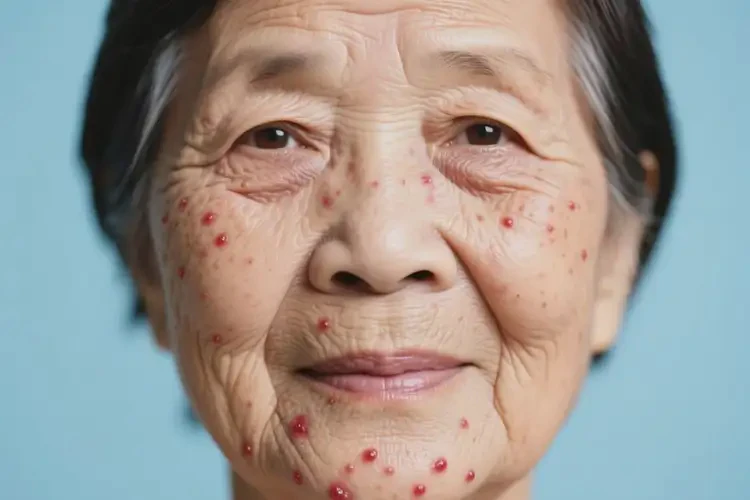 高齡老人面部長濕疹不管它會自己自愈嗎(圖2)