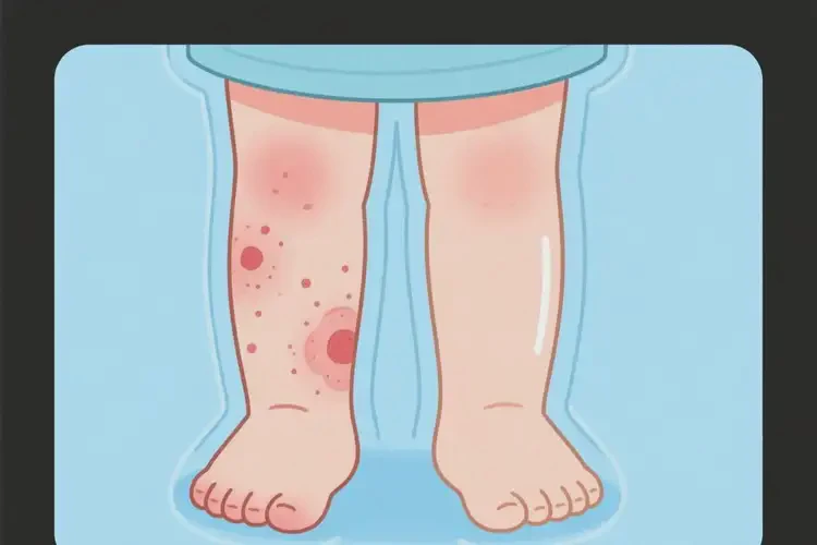 小孩小腿經(jīng)常長濕疹不管它會自己痊愈嗎(圖2)