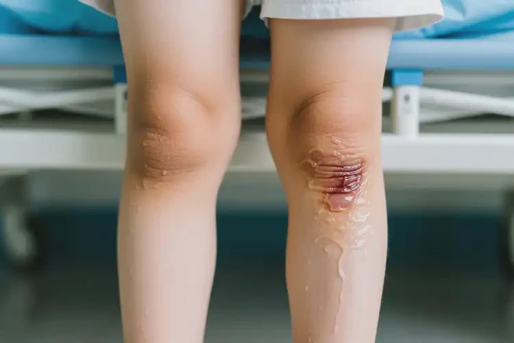 孩子小腿起湿疹能彻底自愈吗(图4)