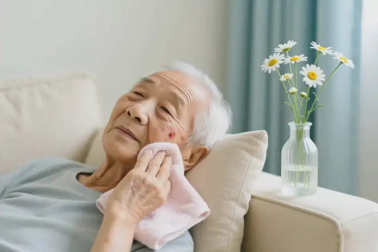 高齡老人身上有濕疹可不可以徹底自愈(圖3)