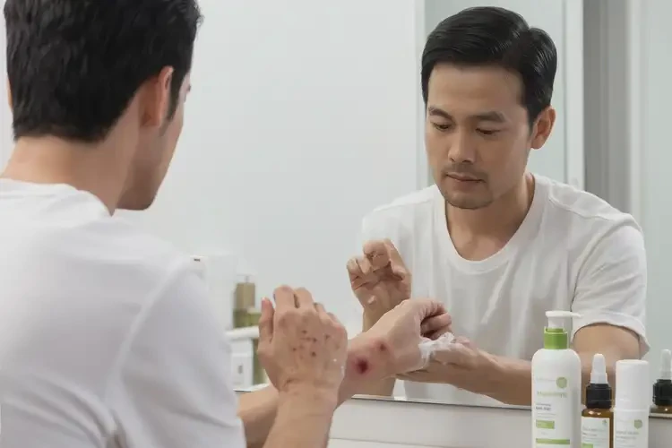 男生手上有濕疹能靠自己自愈嗎(圖2)