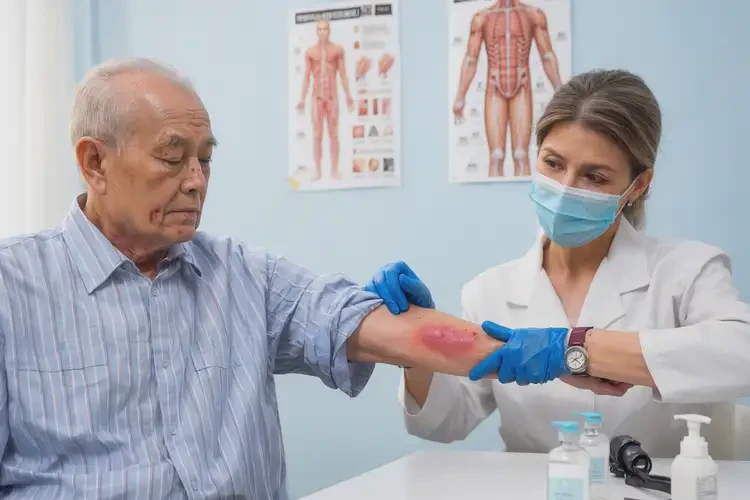 老年人手臂上容易起濕疹可不可以徹底自愈(圖2)