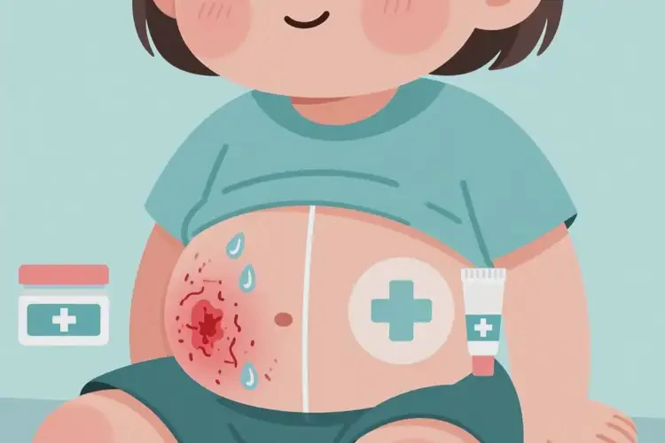 孩子肚子出現(xiàn)濕疹能夠徹底治愈嗎(圖2)