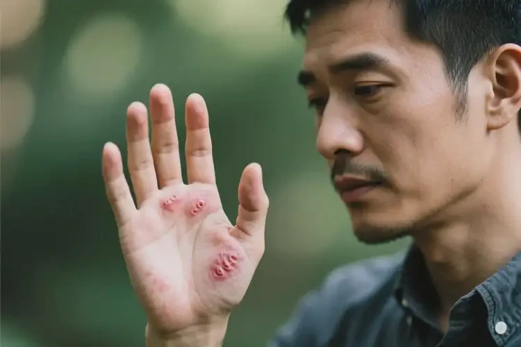 男人手上長(zhǎng)濕疹能徹底自愈嗎(圖2)