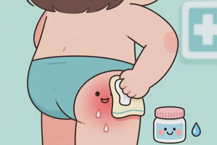 少兒屁股上偶爾起濕疹能夠徹底治愈嗎(圖3)