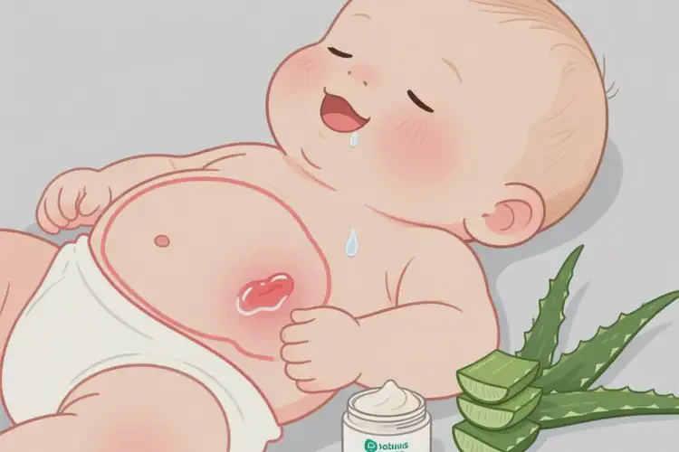 寶寶肚子上容易起濕疹可不可以徹底自愈(圖1)