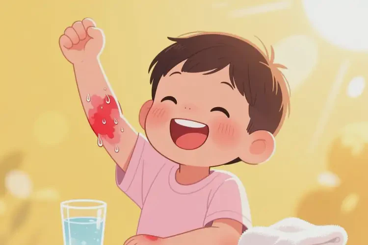 小學(xué)生手臂長(zhǎng)濕疹可以徹底自愈嗎(圖2)