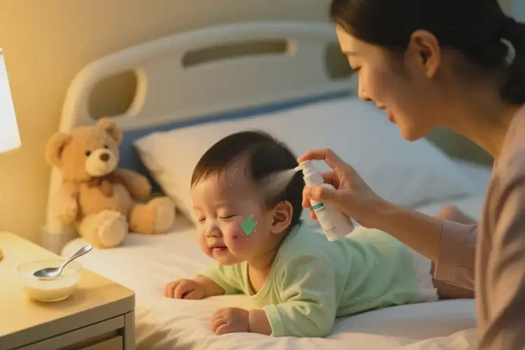 幼儿面部容易起湿疹可以彻底自愈吗(图2)