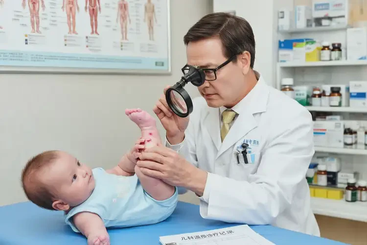 嬰兒腳上有濕疹能夠徹底治愈嗎(圖2)