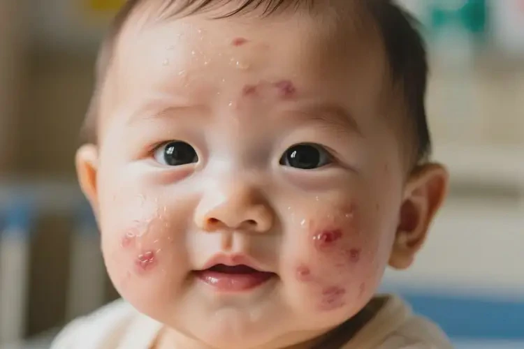 婴幼儿脸上有湿疹可不可以根治(图2)