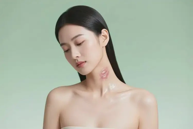 女性脖子起濕疹不管它會(huì)自己痊愈嗎(圖3)