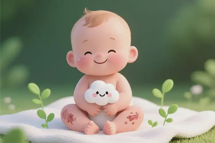 新生兒大腿偶爾長濕疹不管它會自己自愈嗎(圖2)