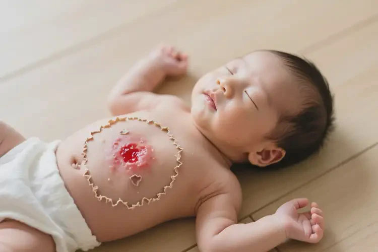 新生兒肚子容易起濕疹可以徹底自愈嗎(圖2)