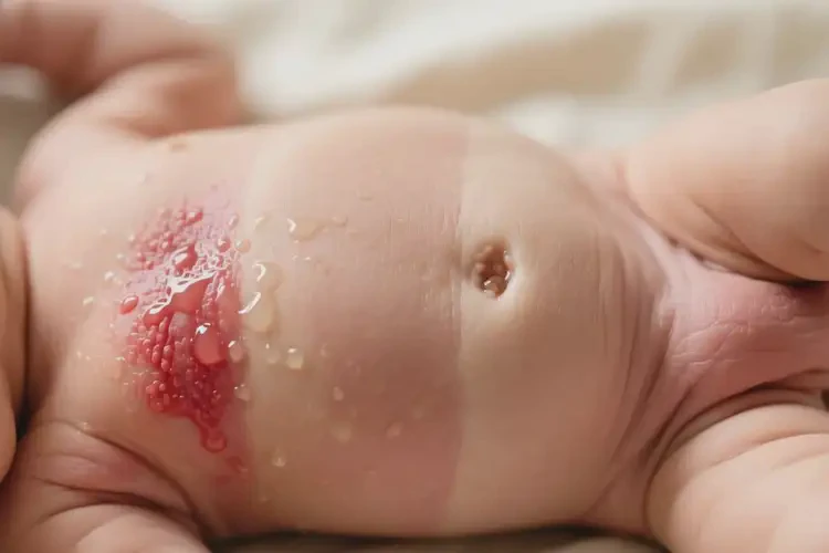 新生兒肚子容易起濕疹可以徹底自愈嗎(圖3)