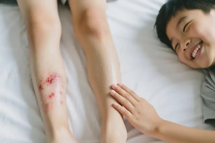 青少年小腿偶爾起濕疹能夠徹底治愈嗎(圖2)