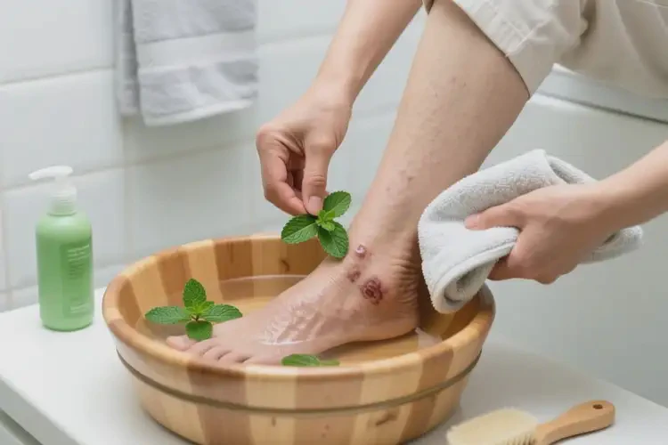 高齡老人腳上偶爾起濕疹可不可以徹底自愈(圖1)