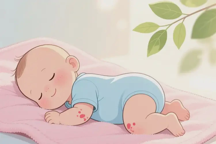 寶寶身上經(jīng)常起濕疹不管它會自己痊愈嗎(圖4)