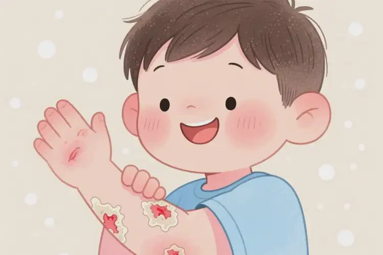 小孩手臂出現(xiàn)濕疹能靠自己自愈嗎(圖4)