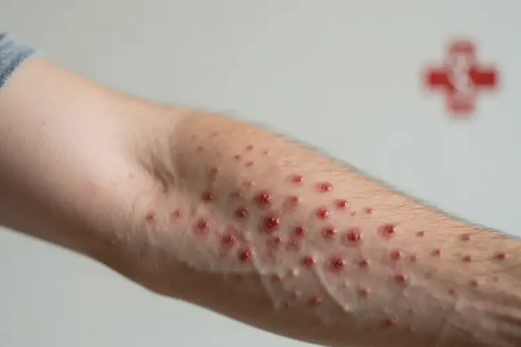 男人手臂有濕疹能不能根治(圖2)