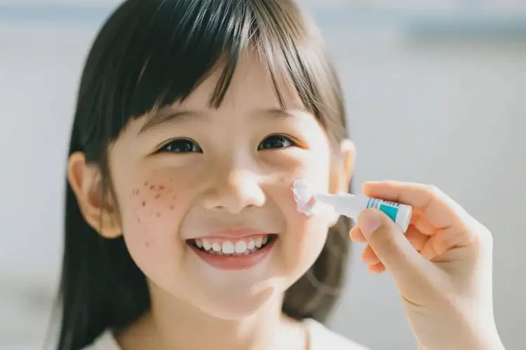 兒童臉上有濕疹能夠徹底治愈嗎(圖4)