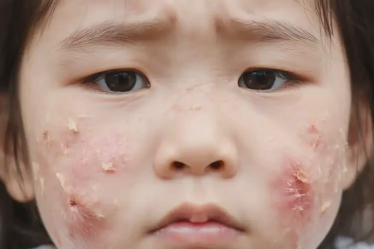 孩子臉上起濕疹可不可以根治(圖4)