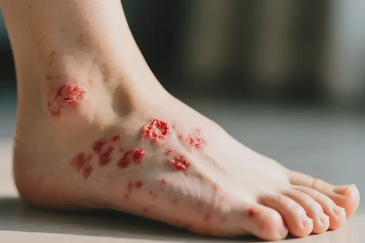 女人腳上容易長濕疹可以徹底自愈嗎(圖4)