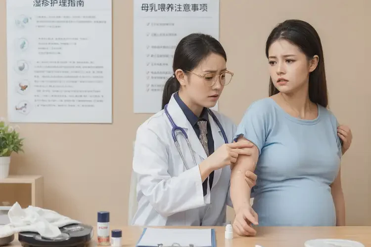 哺乳期媽媽手臂起濕疹能不能根治(圖1)