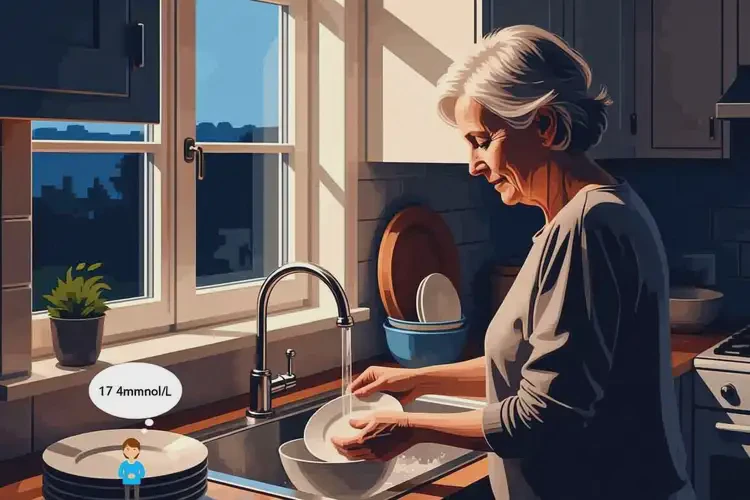 中年人晚餐血糖17(图1)