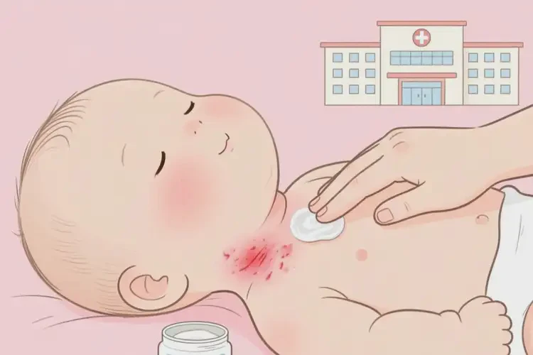 婴儿脖子容易长湿疹能靠自己自愈吗(图4)