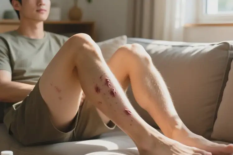 男人大腿上長濕疹能徹底自愈嗎(圖1)