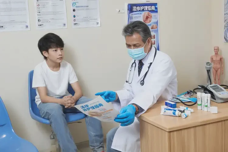 青少年手臂出现湿疹可以彻底自愈吗(图1)