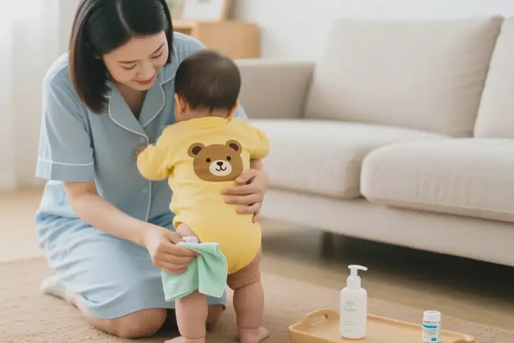 幼儿屁股经常长湿疹能靠自己自愈吗(图3)