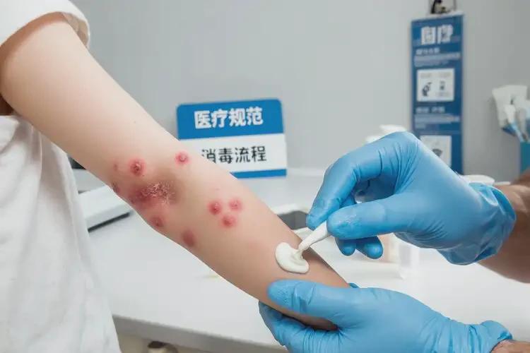 少兒手臂出現(xiàn)濕疹能夠徹底治愈嗎(圖3)
